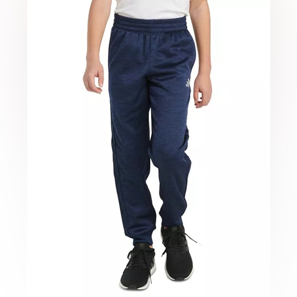 Adidas Kids Dark Blue Sweatpants game & go elastic waistband